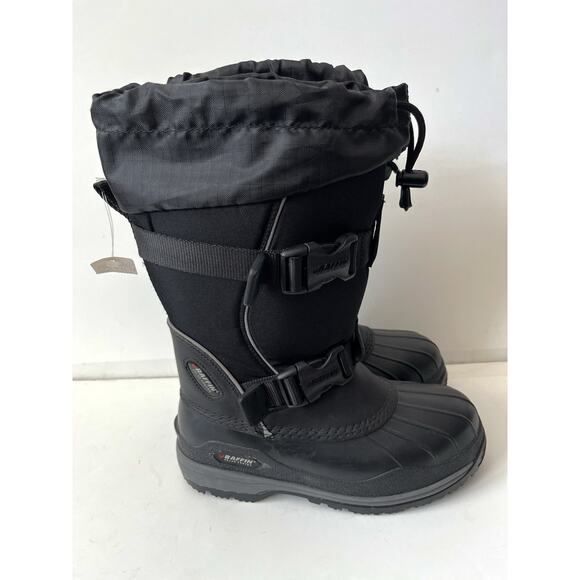 Baffin Impacts Boots Women 8 Black Winter 4010-0048 Polar Proven Removable Boot - Picture 1 of 7